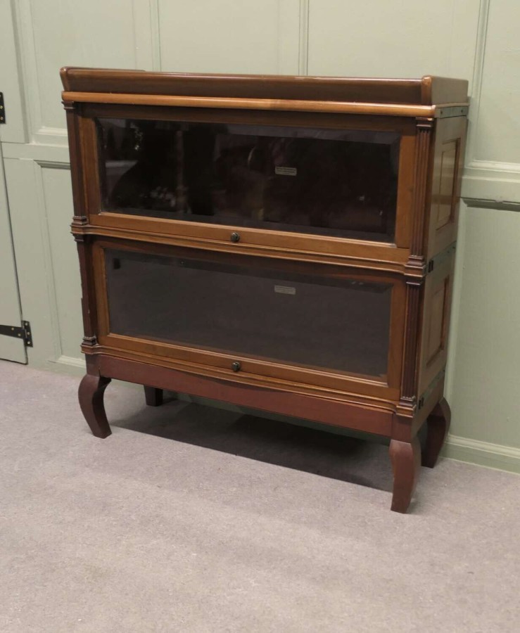 Arts and Crafts 2 Stack Globe Wernicke Bookcase or Filing Cabinet