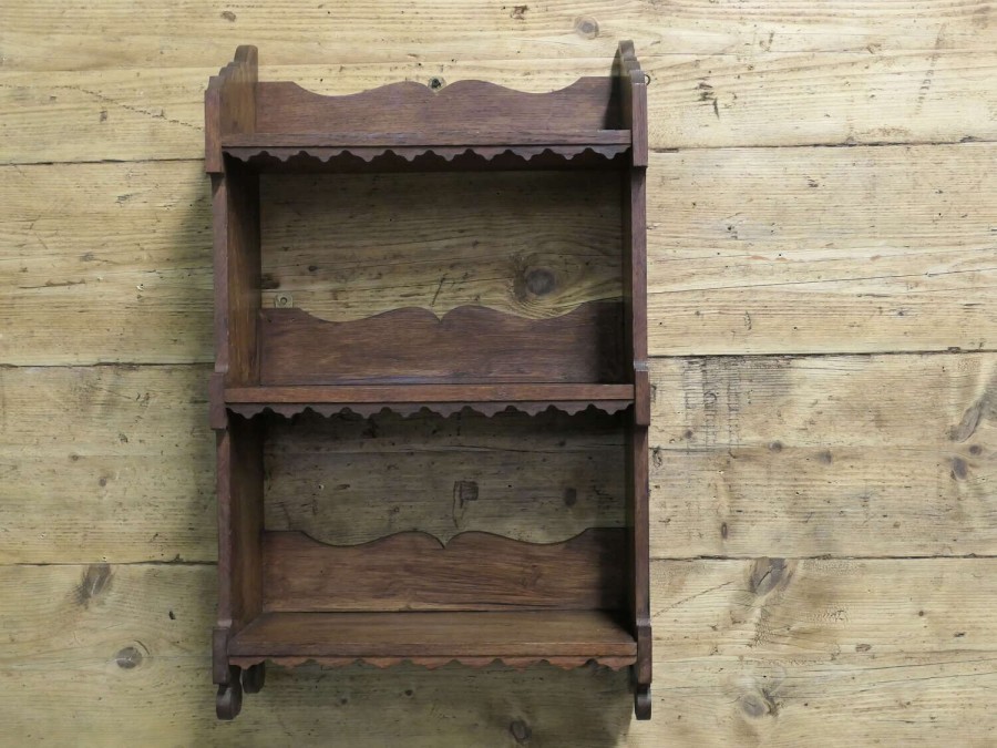 Arts and Crafts Decorative Open Front Wallhanging Shelf