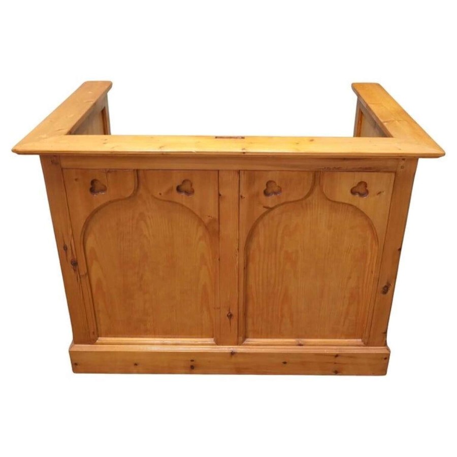 Arts and Crafts Pine Reception Desk, Restaurant Greeter