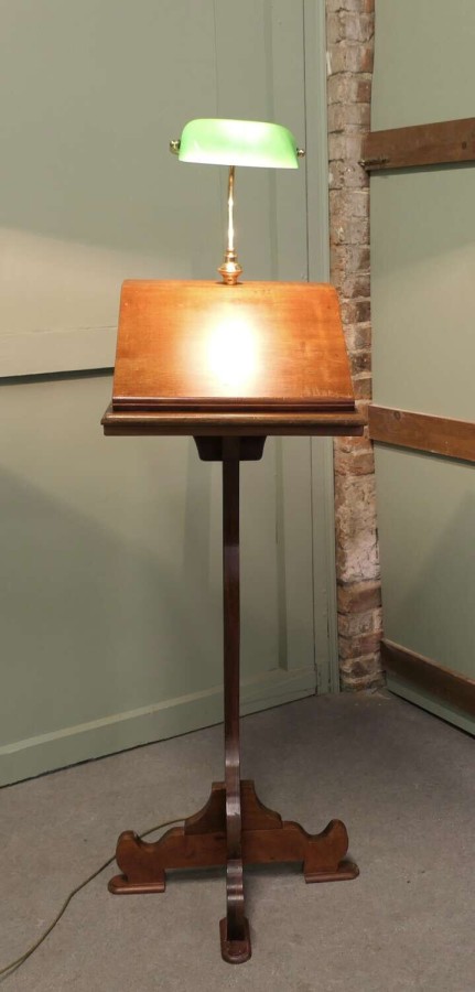 Arts and Crafts Restaurant Reception Station Greeter, with Light