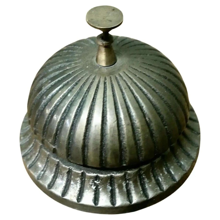 Brass Counter Top Courtesy Bell, Reception Desk Bell Made in solid brass