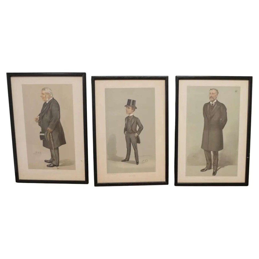 Collection of 3 Vanity Fair Political “Spy”Prints