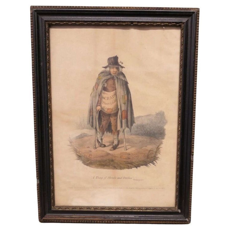 Early 19th Century Print “A thing of Shreds and Patches”
