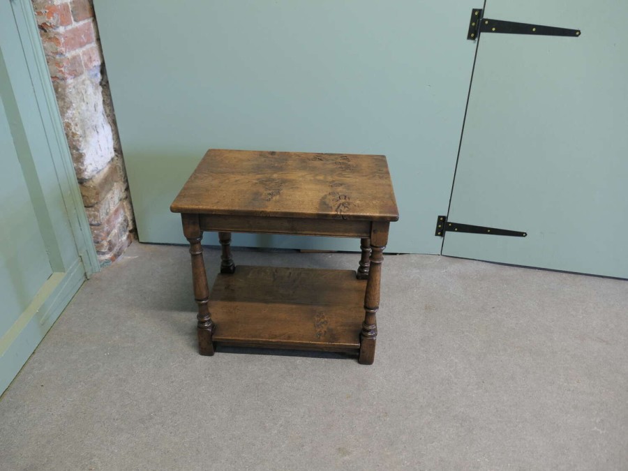 Elm Joint Table with Undertier This is a good Elm Joint or Joined Table