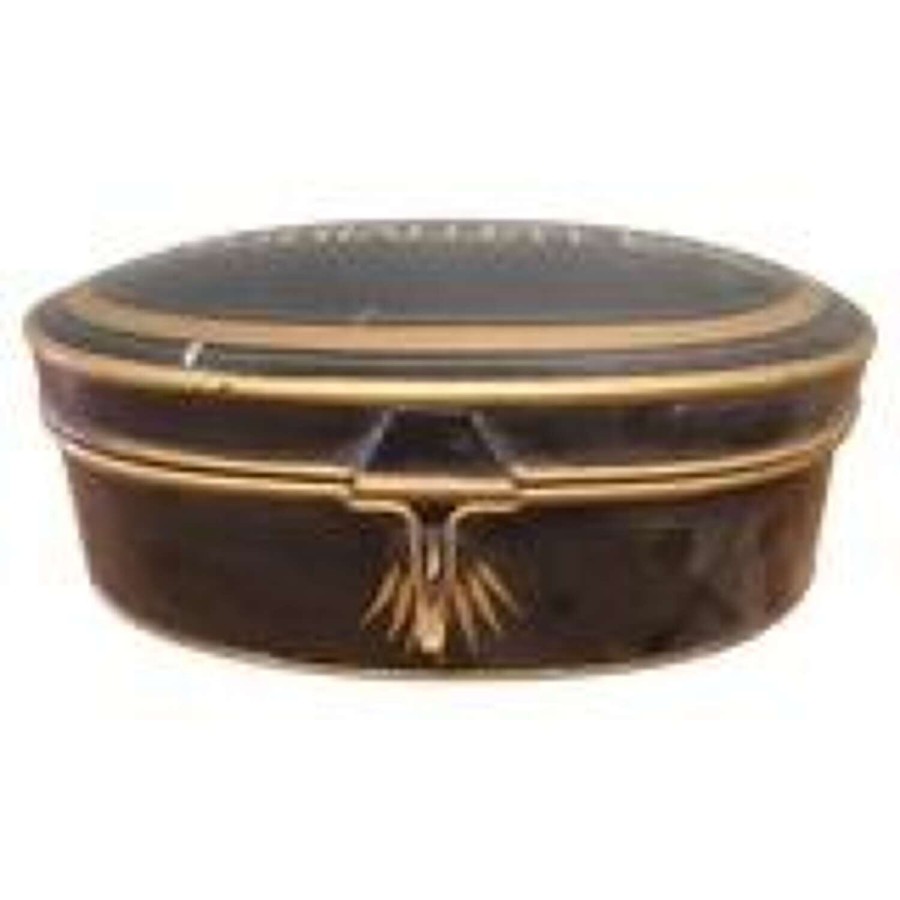 English Barrister's Wig in Original Tole Box by Ravenscroft Law