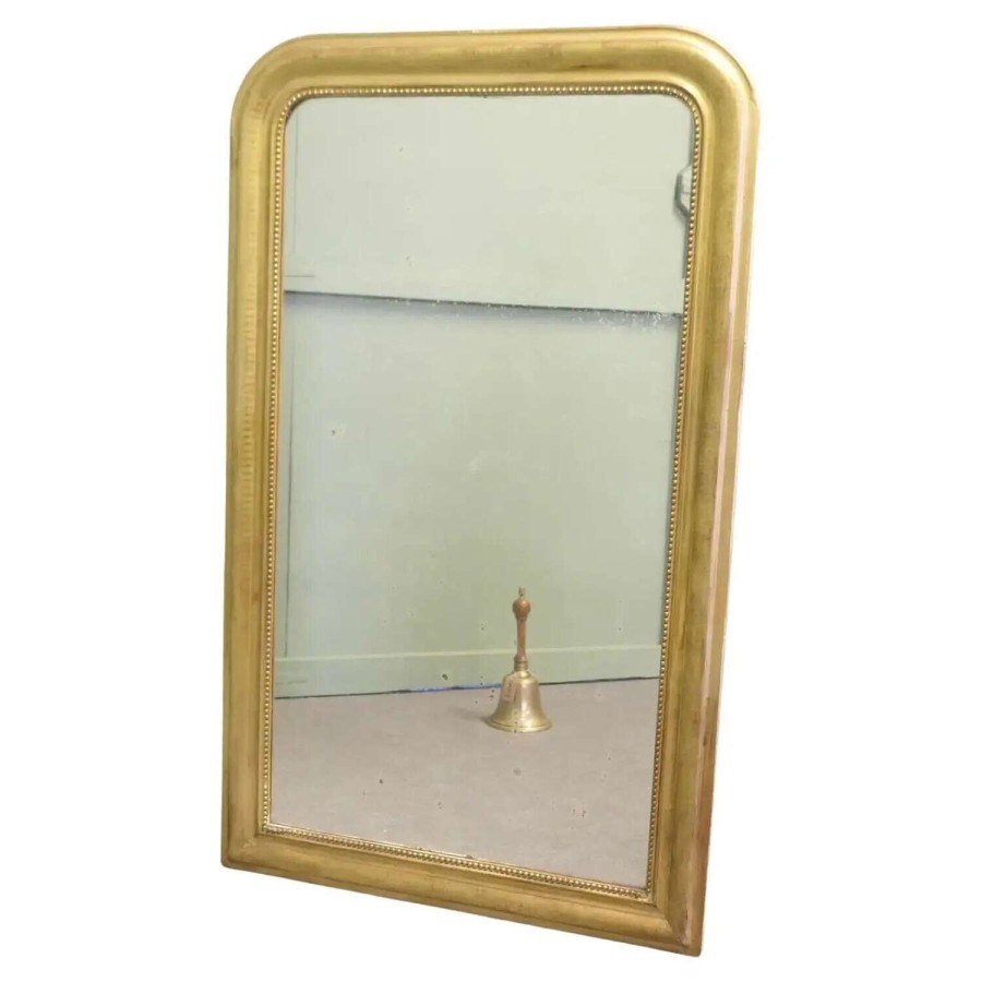 French 19th Century Louis Philippe Gold Mirror