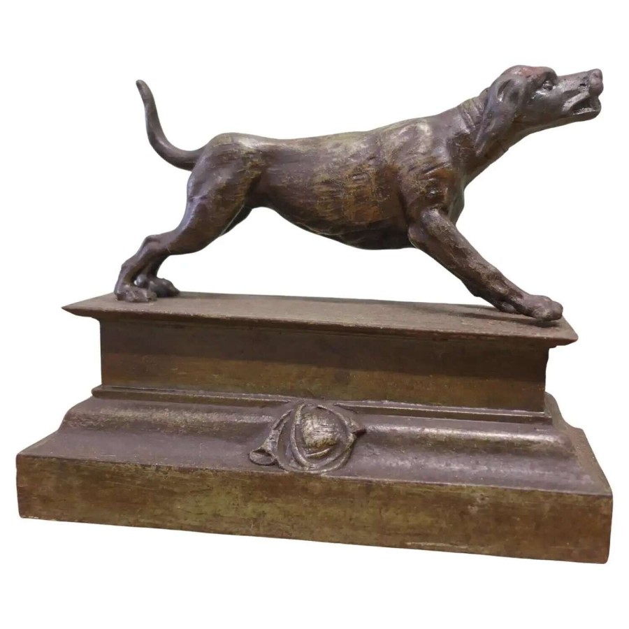 French Fireside Hunting Dog Statue A handsome piece