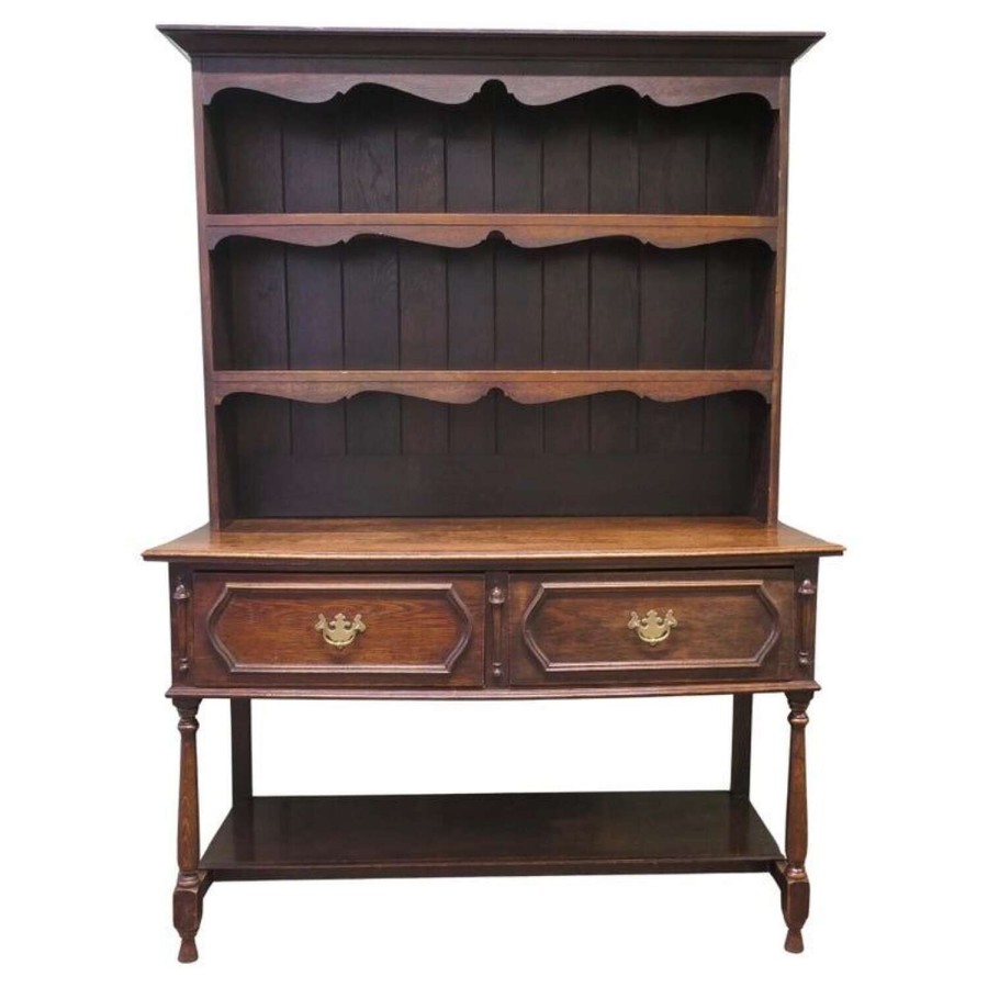 Gothic Country Solid Oak Welsh Dresser