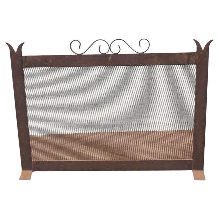 Gothic Iron Fire Screen, Spark Guard