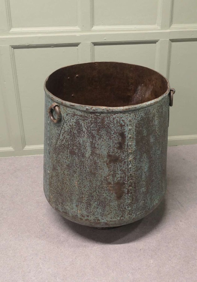 Industrial Style Iron Log Bin, or Large Planter