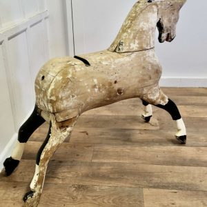 Large Ex Rocking Horse, Pine Horse This is a substantial animal, he has previously been s