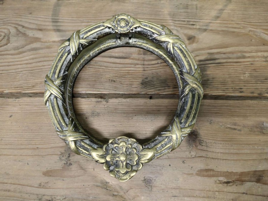 Large Heavy .Brass Ring Door Knocker