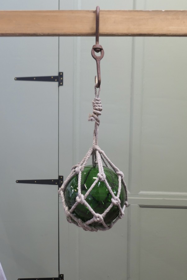 Large Vintage Hand Blown Glass Fishing Float - Image 4