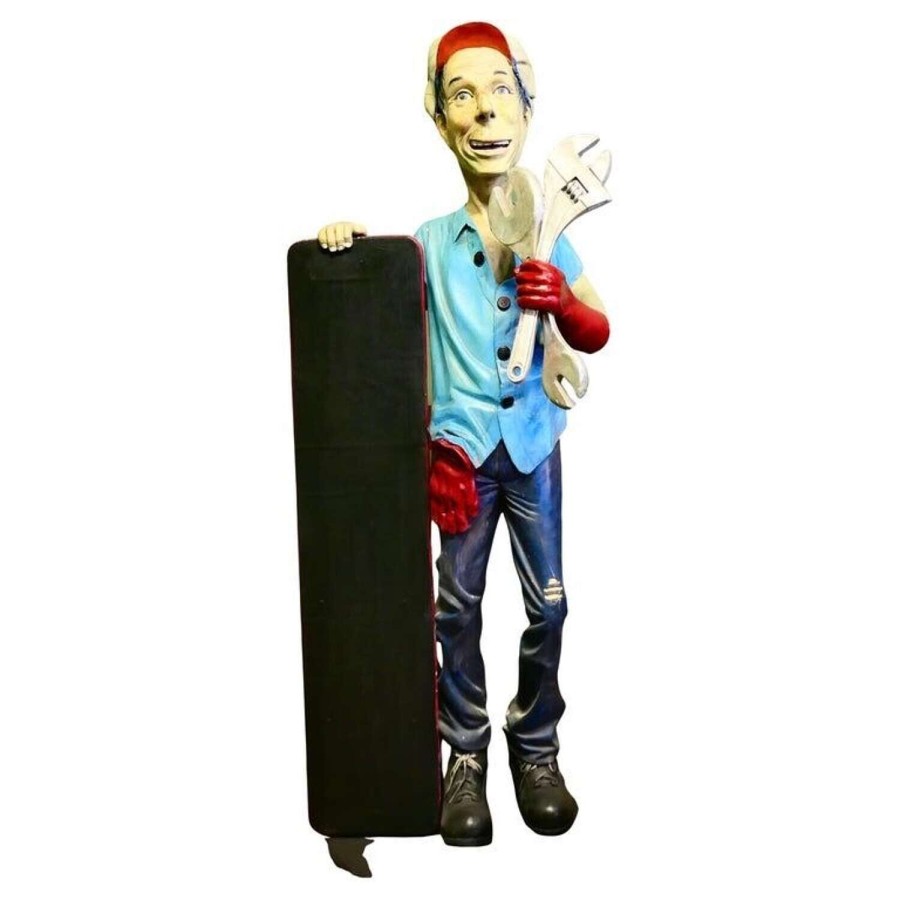 Life Size Auto Mechanic Truck Stop Menu Board Trade Sign