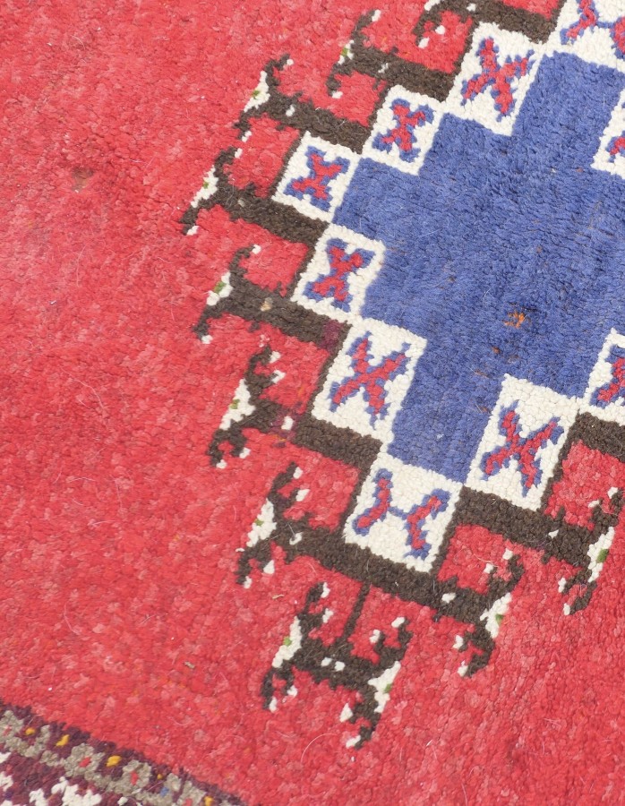 One of a Kind Vintage Retro Cubist Rug - Image 7