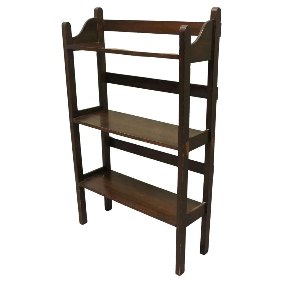 Open Oak Bookcase