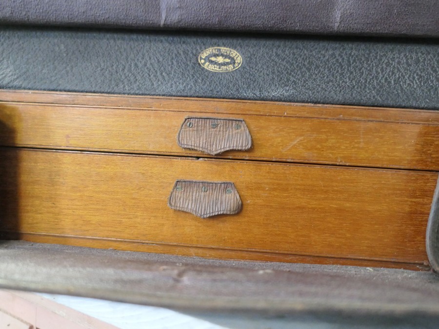 Traveling Dentist Gladstone Bag This Vintage Leather Dentist Traveling Case or Gladstone - Image 4