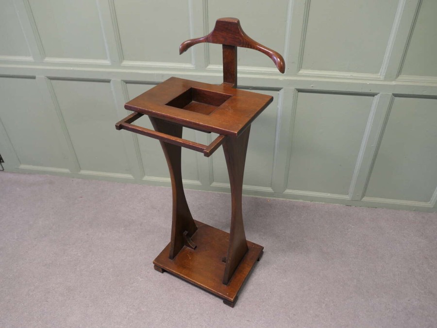 Unusual Art Deco Gentleman’s Suit Hanger or Night Stand A very useful piece