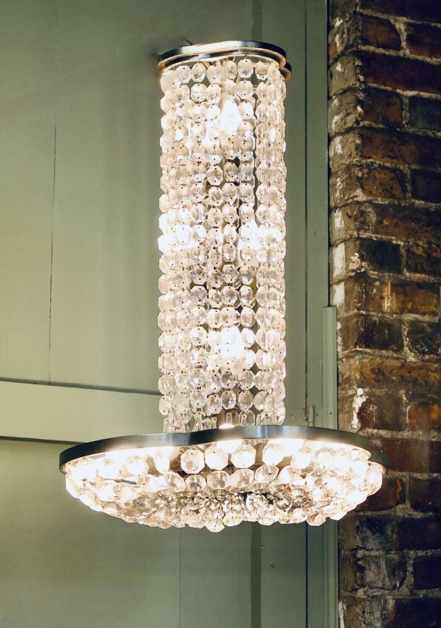Very Large French Empire Style Art Deco Chandelier This is an amazing piece