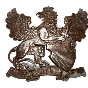 GERMAN BADEN HELMET BADGE 1WW ERA Military & War Antiques GERMAN BADEN HELMET BADGE 1WW ERA