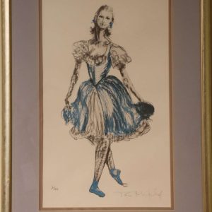 John Meredith (1932–2001) – Ballet Dancer Limited Edition Signed Print