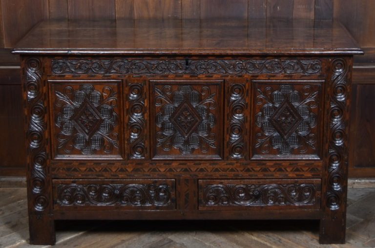 18th Century Oak Coffer SAI4267