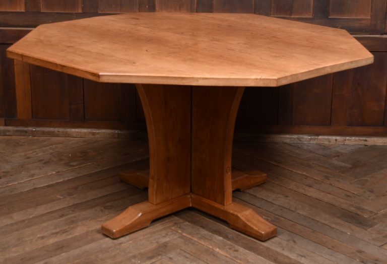 Alan ‘Acorn man’ Granger Oak Octagonal Table SAI4261