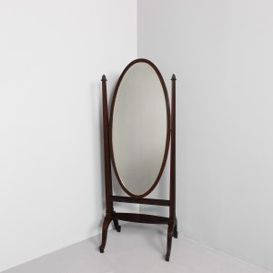 Tall, quality mahogany Chippendale style cheval mirror Cheval Mirror Antique Mirrors Tall, quality mahogany Chippendale style cheval mirror