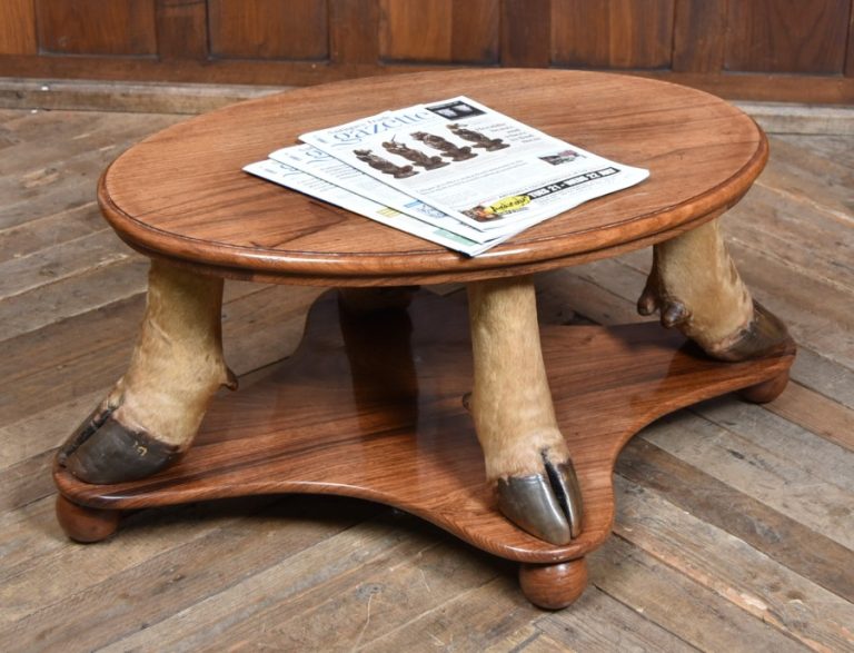 Taxidermy Oval Coffee Table SAI4297