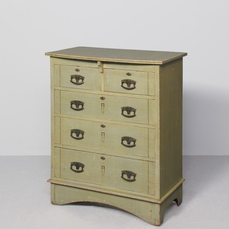 Art Nouveau Scumbled Chest of Drawers