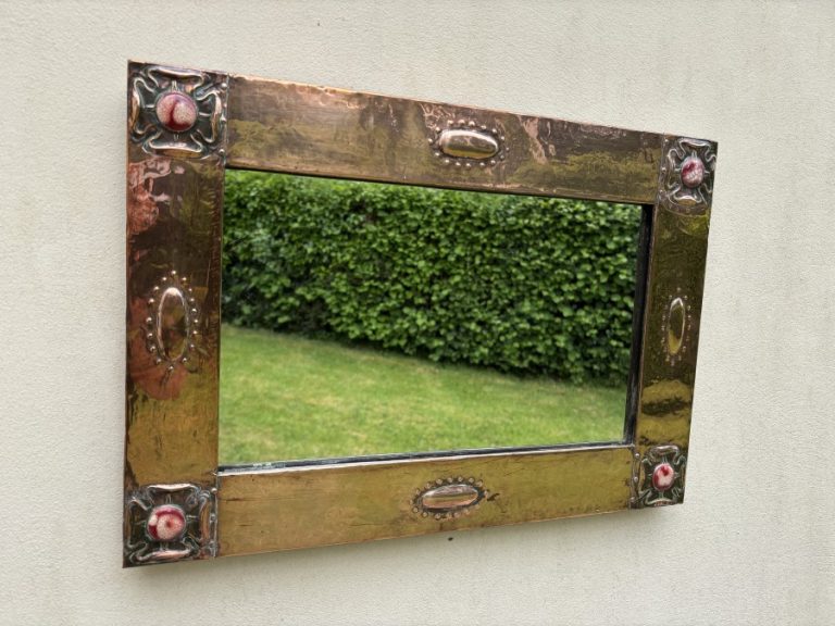Arts & Crafts Copper Wall Mirror