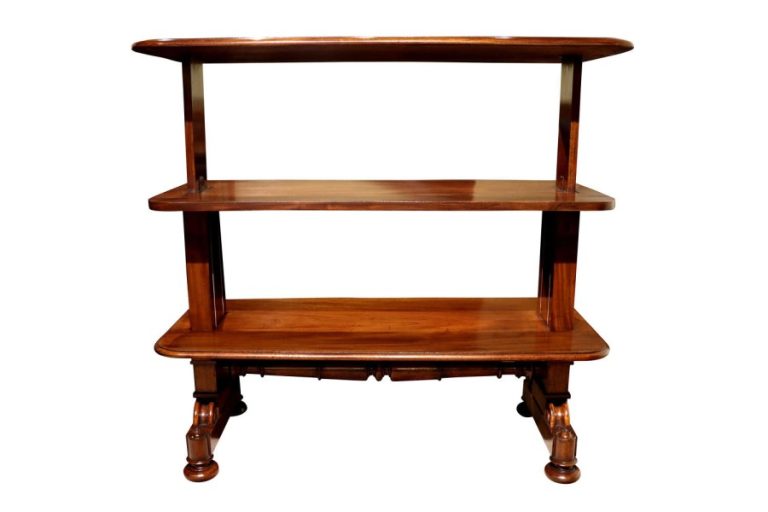 William IV Mahogany Rise & Fall Three-Tier Buffet, Circa 1830