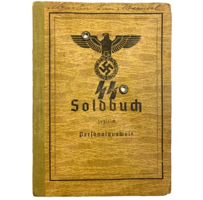 Waffen-SS Soldbuch – Martin Van Meensel, SS-Panzergrenadier-Ersatz-Bataillon 18