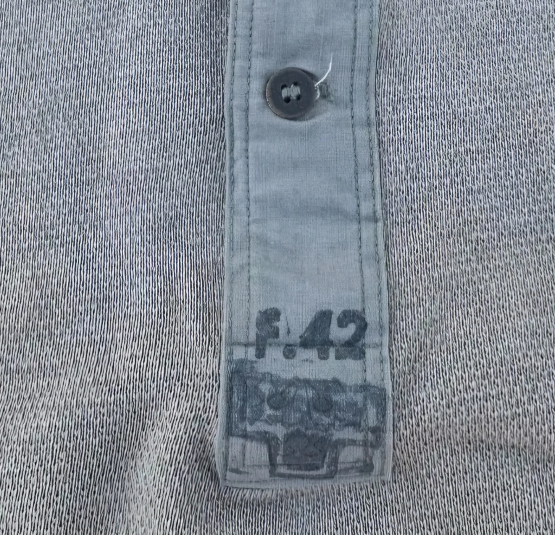 WWII German Wehrmacht/Waffen-SS Issue Undershirt – 1942 Example German ww2 Military & War Antiques 4 WWII German Wehrmacht/Waffen-SS Issue Undershirt - 1942 Example - Image 4
