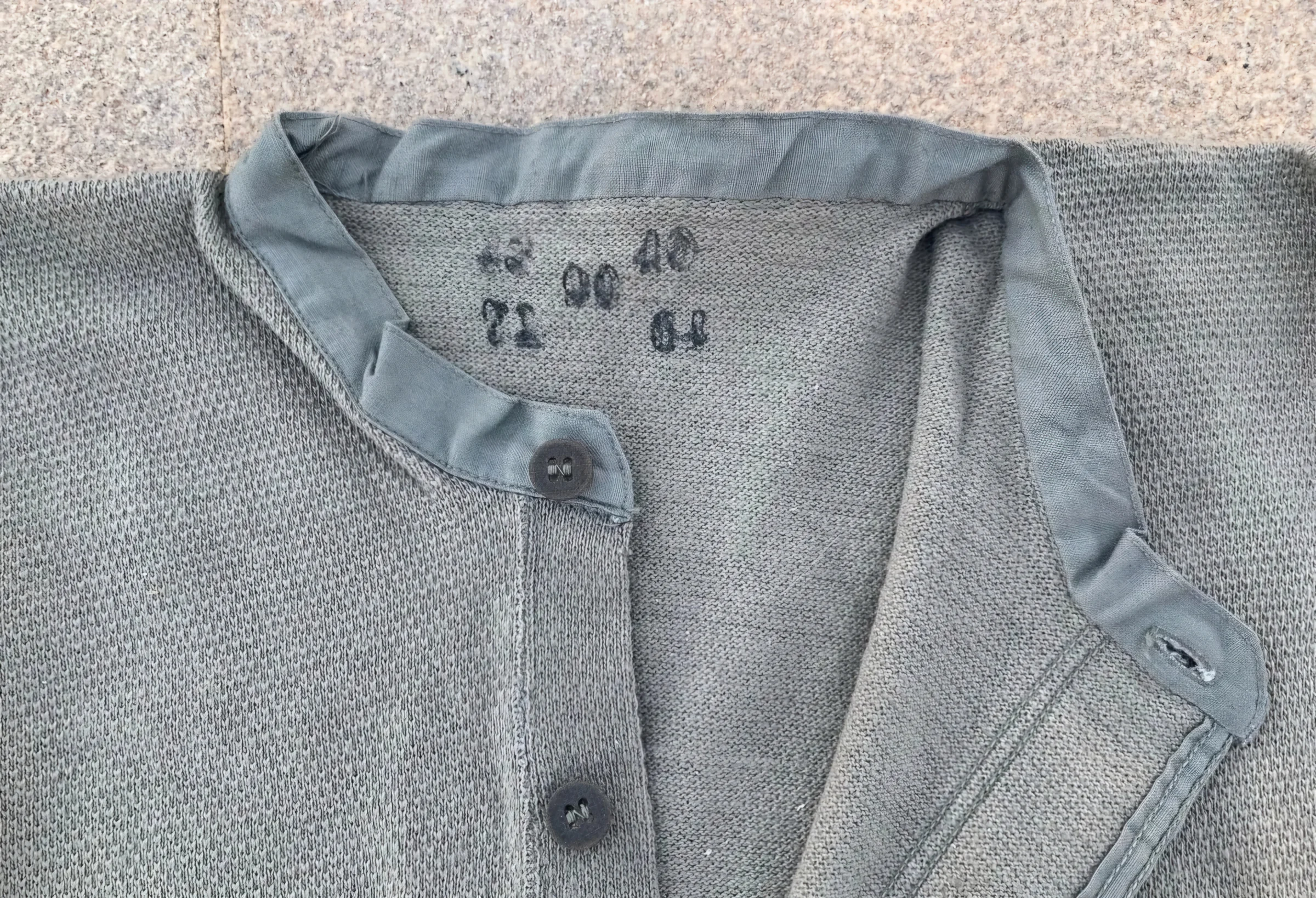 WWII German Wehrmacht/Waffen-SS Issue Undershirt – 1942 Example German ww2 Military & War Antiques 5 WWII German Wehrmacht/Waffen-SS Issue Undershirt - 1942 Example - Image 5
