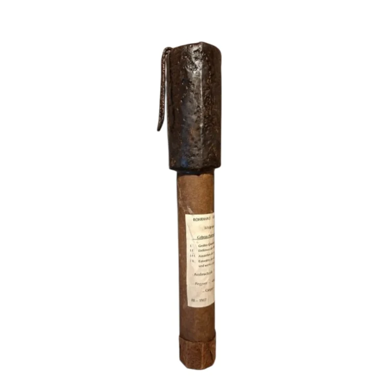 Austro-Hungarian Rohrhandgranate with Period Label – Inert