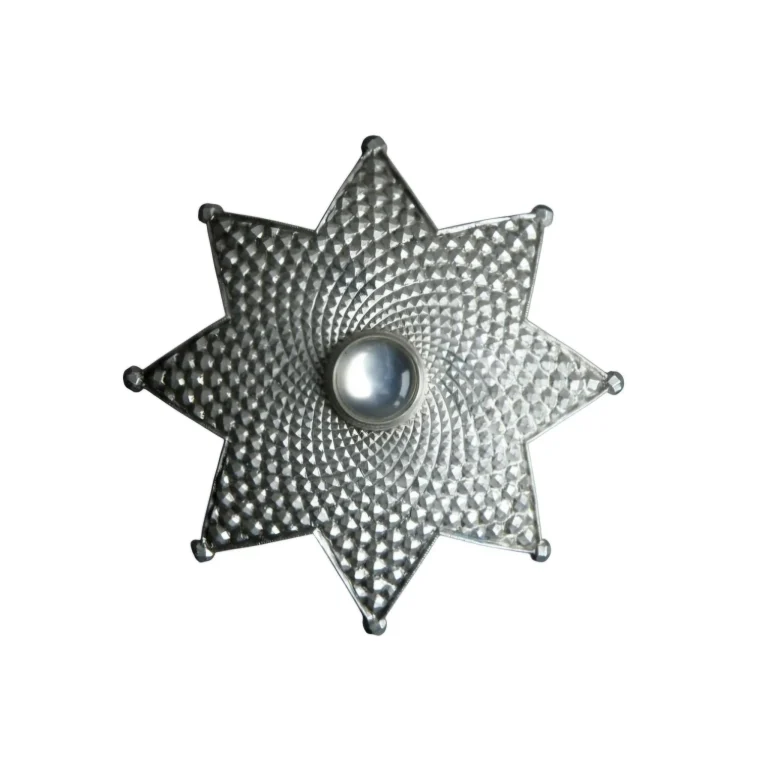 Italian Order of the Crown, Grand Officer's Breast Star (Model 1920), by E. Gardino – Converted Brooch