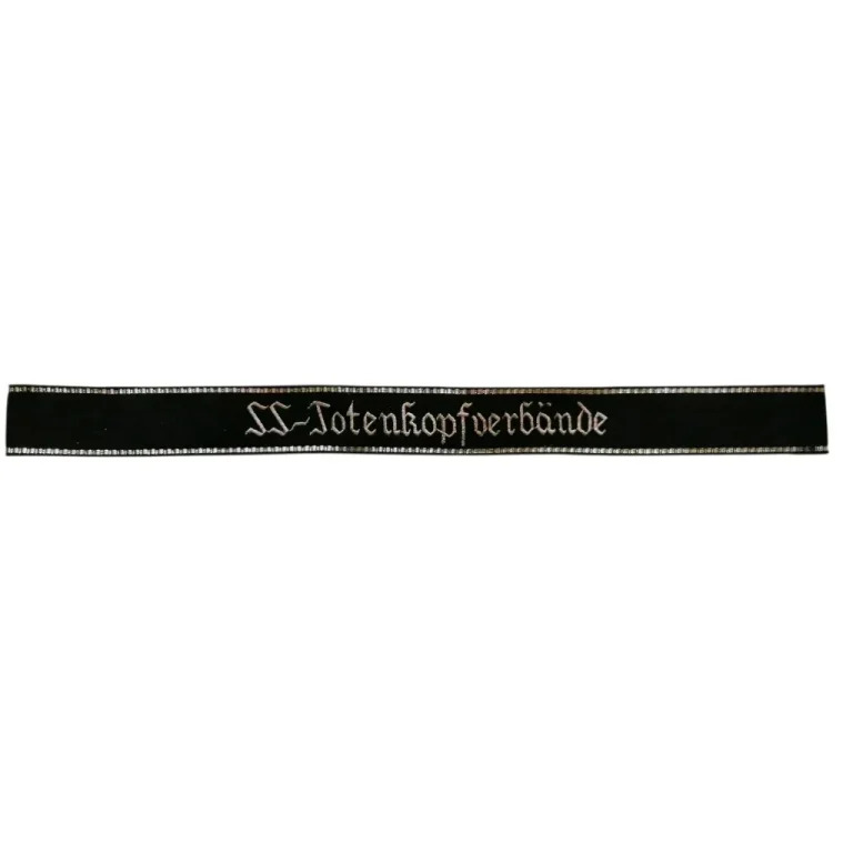 WW2 German SS-Totenkopfverbände Cuff Title & Ärmelband