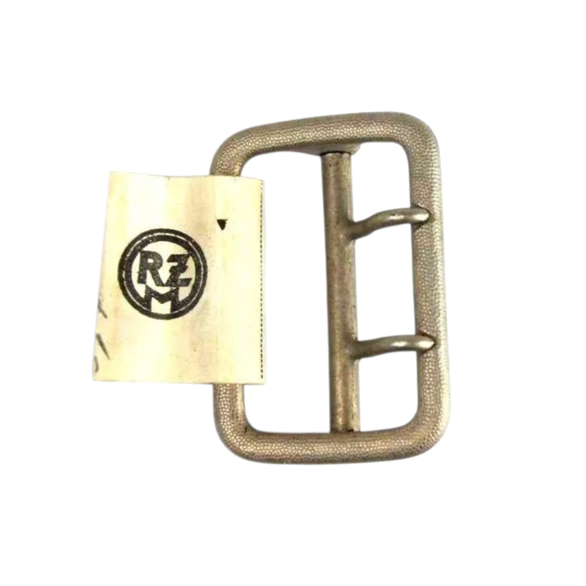WW2 German “Mint Unissued” NSDAP Zweidornschnalle Belt Buckle with Original RZM Paper Tag German ww2 Military & War Antiques WW2 German "Mint Unissued" NSDAP Zweidornschnalle Belt Buckle with Original RZM Paper Tag