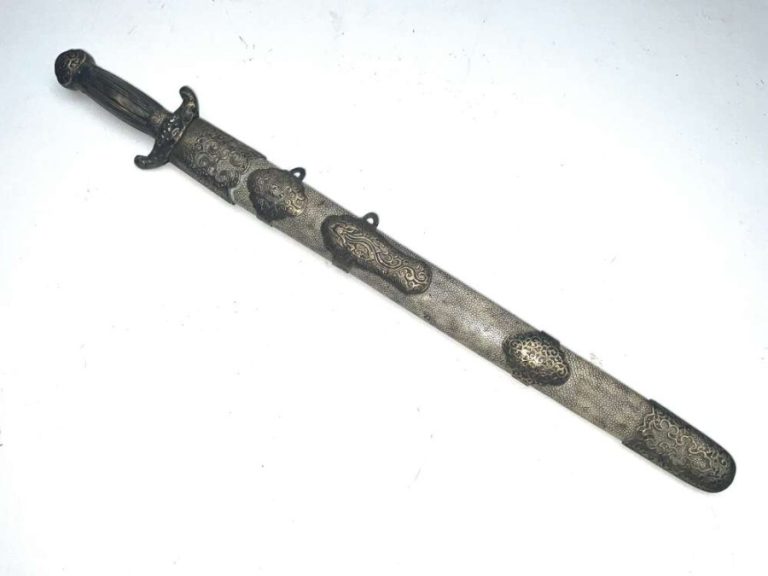 CHINESE JIAN SWORD & SCABBARD