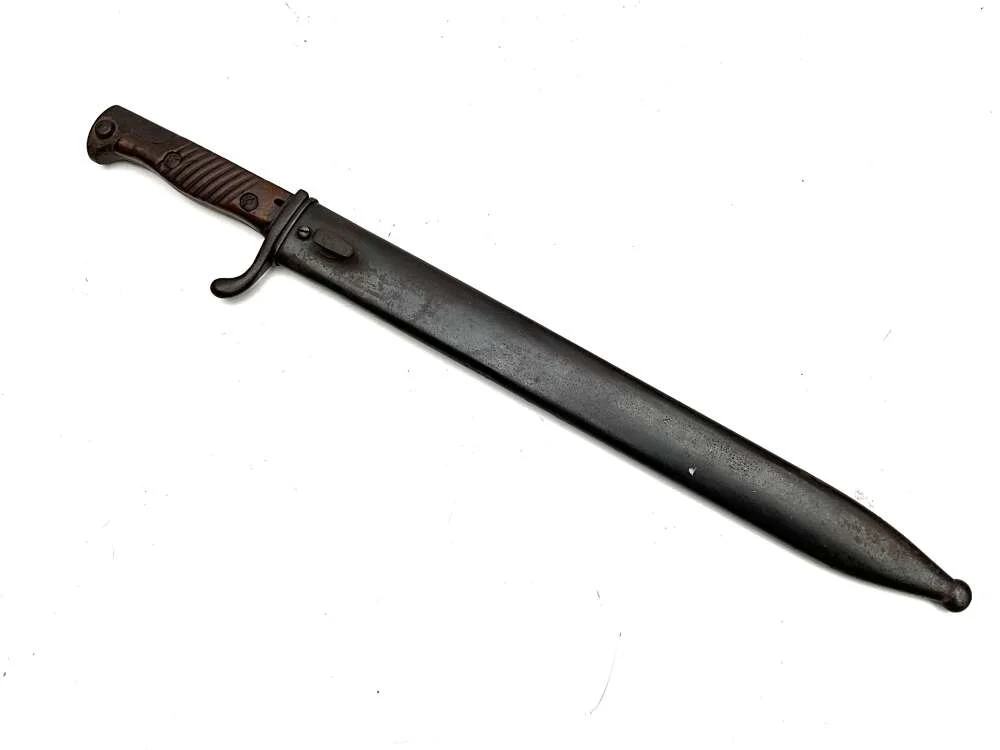 BAYONET & SCABBARD 1WW GERMAN ( BUTCHER ) Military & War Antiques BAYONET & SCABBARD 1WW GERMAN ( BUTCHER )