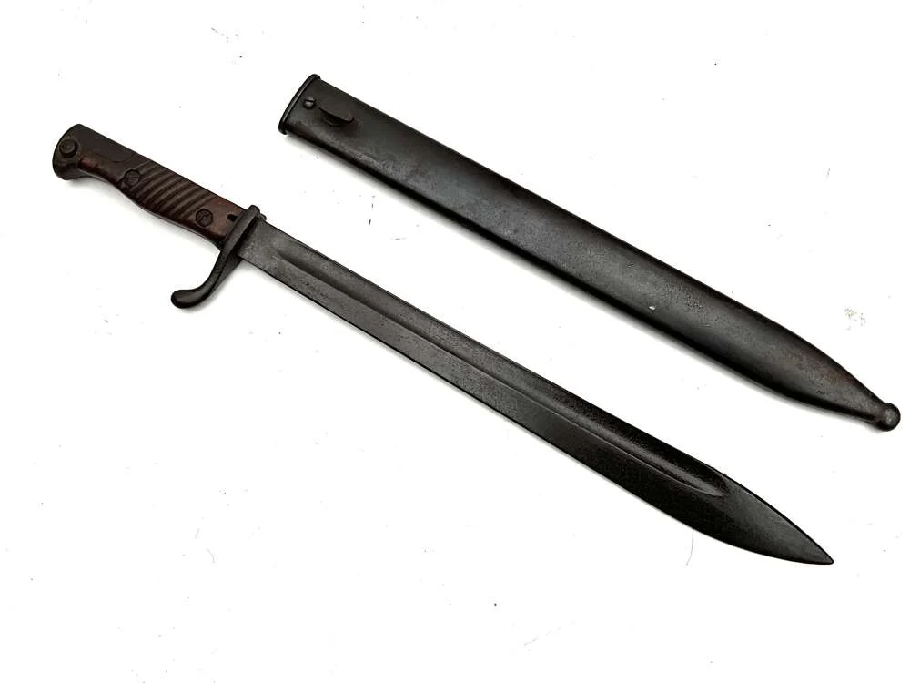 BAYONET & SCABBARD 1WW GERMAN ( BUTCHER ) Military & War Antiques 2 BAYONET & SCABBARD 1WW GERMAN ( BUTCHER ) - Image 2