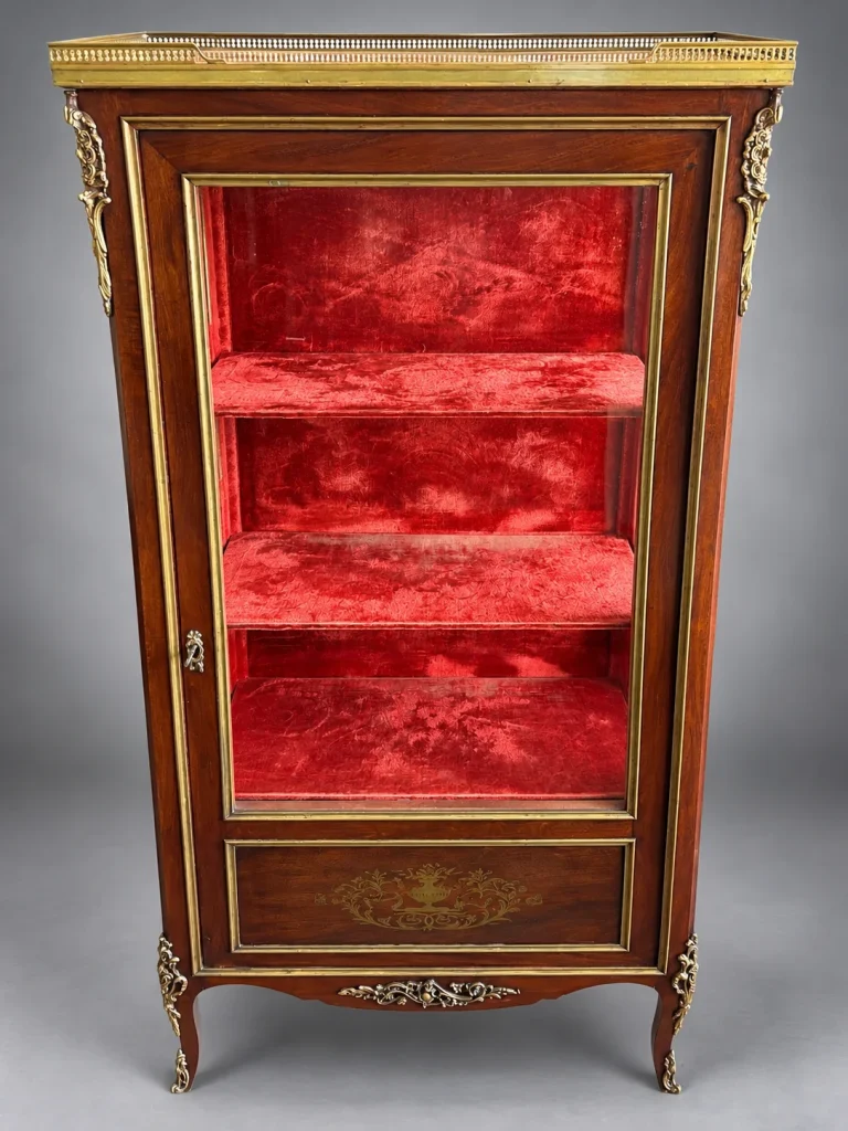 Antique Mahogany Display Cabinet
