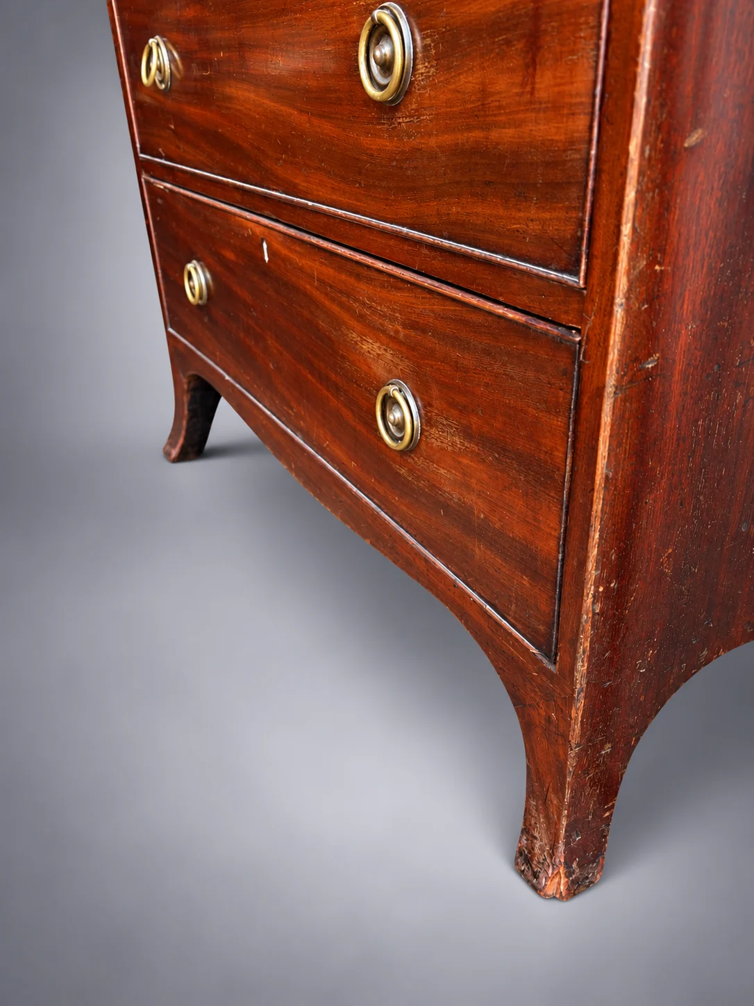 Georgian Mahogany Chest of Drawers Antique Chests 2 Georgian Mahogany Chest of Drawers - Image 2