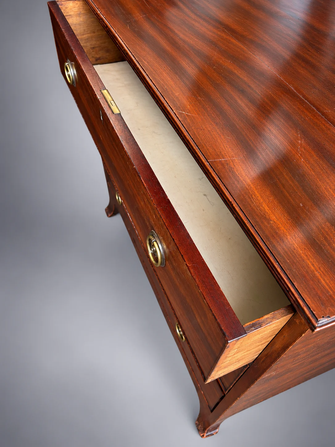 Georgian Mahogany Chest of Drawers Antique Chests 3 Georgian Mahogany Chest of Drawers - Image 3