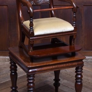 Victorian Mahogany Metamorphic Child's High Chair & Table SAI4318