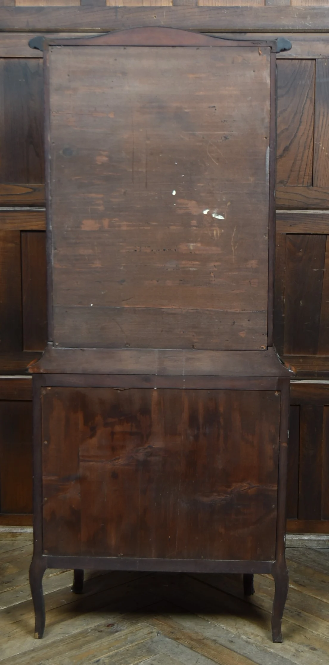 French Walnut Vitrine Cabinet SAI4319 Antique Cabinets 13 French Walnut Vitrine Cabinet SAI4319 - Image 13