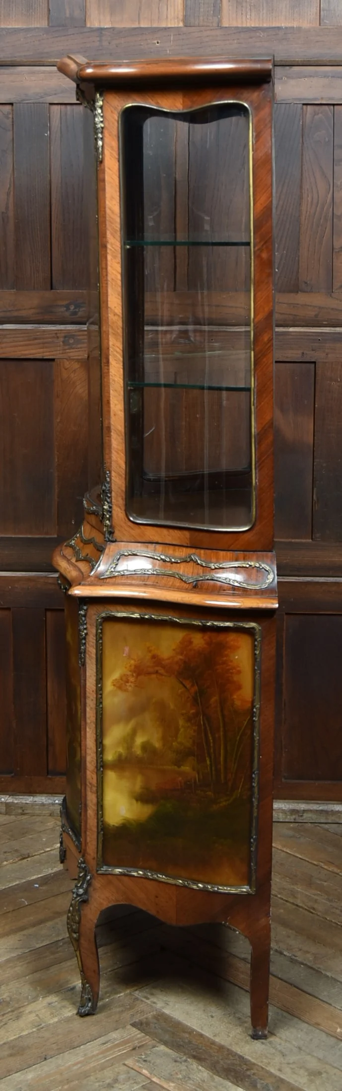 French Walnut Vitrine Cabinet SAI4319 Antique Cabinets 14 French Walnut Vitrine Cabinet SAI4319 - Image 14