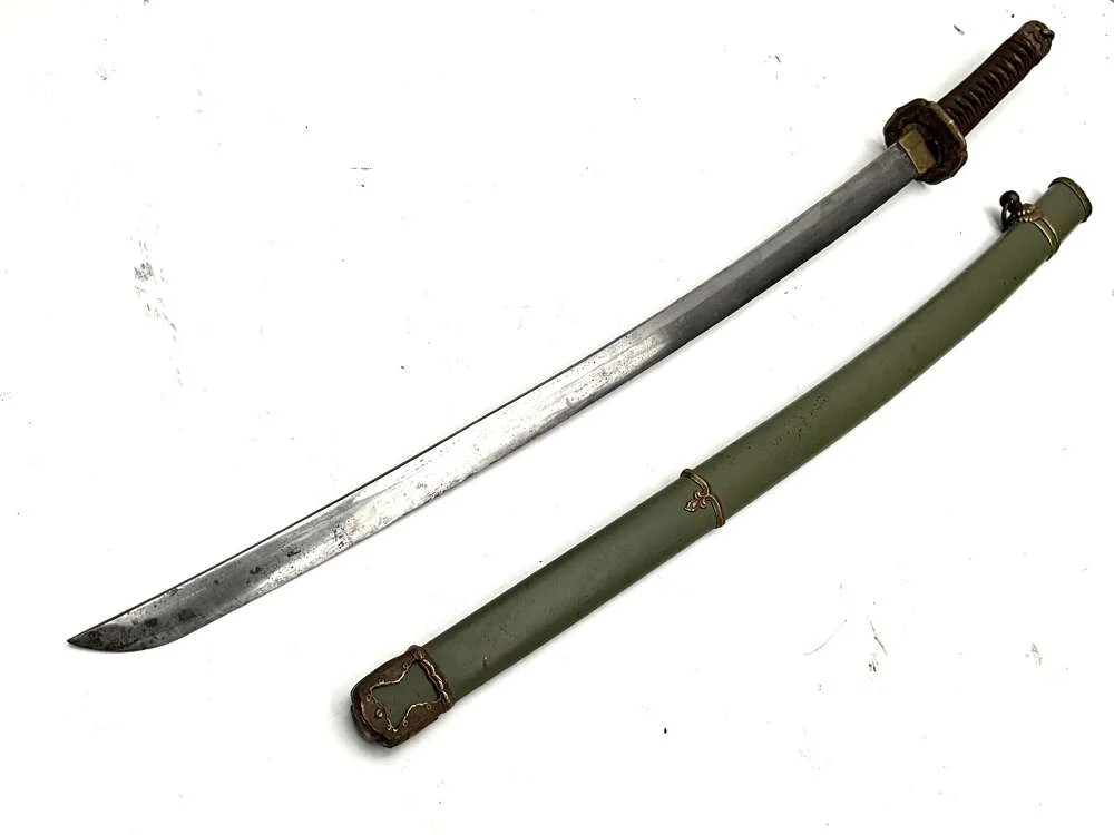 JAPANESE ARMY 2WW OFFICERS SWORD Military & War Antiques 4 JAPANESE ARMY 2WW OFFICERS SWORD - Image 4