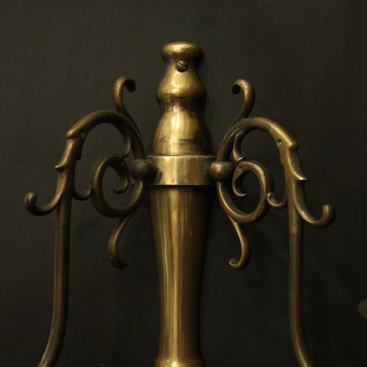 English Set Of 4 Brass Antique Wall Lights Antique Lighting 4 English Set Of 4 Brass Antique Wall Lights - Image 4